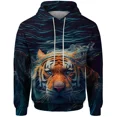 thumbnail image 5 of Sudadera con capucha informal de otoño para hombre, ropa Y2k, sudaderas para hombre, sudadera con capucha con estampado de tigre genial para hombre, sudadera holgada con capucha gótica para hombre, 5 of 5