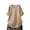 Khaki, variant on Womens Side Button Short Sleeve Blouse Casual Loose Fit 100% Polyester Tops for Daily Wear Outdoor Activities Vacation