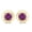 Yellow, variant on 0.88 Ct Round Amethyst Stud Earrings in Sterling Silver