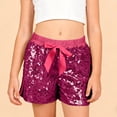 thumbnail image 2 of Hessimy Girls Flowy Shorts Butterfly Shorts for Kids with Pocket Athletic Shorts Running Shorts for Girls(Hot Pink,0-1 Years), 2 of 8