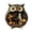 C#122, variant on Halloween Owl Decor LED Night Light Figurine, Vintage Resin Skeleton Couple Statue, Spooky Gothic Tabletop Ornament for Shelf, Bedroom, Party Centerpiece, Eerie Cute Home Accents