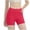 Red, variant on Ziynglg Bike Shorts for Women High Waist Slim Bike Shorts Quick Dry Breathable Yoga Shorts Solid Color Sport Shorts