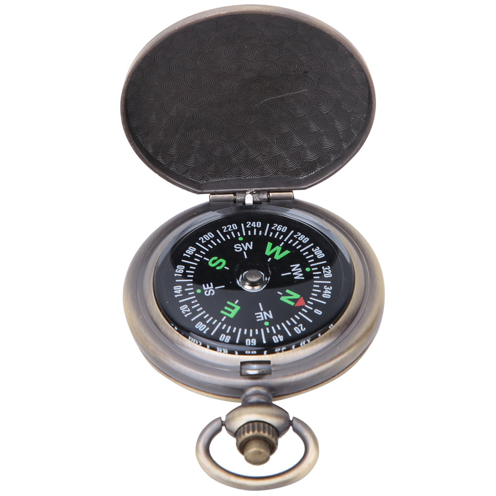 Vintage Outdoor Compass Flip-Open Compass for Your Friends Colleague Family 