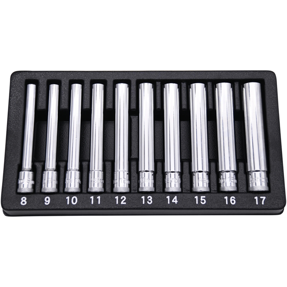 Astro Pneumatic 4110 Extra Deep Six Point Socket Set Three Eighth Drive