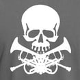 thumbnail image 3 of CafePress - Skull With Trumpets Men's Comfort Colors® T Shirt - Mens Comfort Colors Shirt, 3 of 5