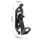 thumbnail image 3 of Montaje De Pala Abrazaderas de goma metálicas multiusos para montaje en pala, 4 Uds., para portaequipajes de techo (negro), 3 of 5