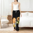 thumbnail image 6 of Lsque Hello Spring Sunflower Gnomes Print Women's Pajama Pants, Lounge Pant - Comfortable Home Wear,Elastic Waistband, Stylish Design-Small, 6 of 9