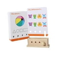 thumbnail image 4 of Tarjetas didácticas, juguete clasificador de formas, juego de clasificación preescolar, aprendizaje temprano, paciencia Nivel simple, 4 of 9