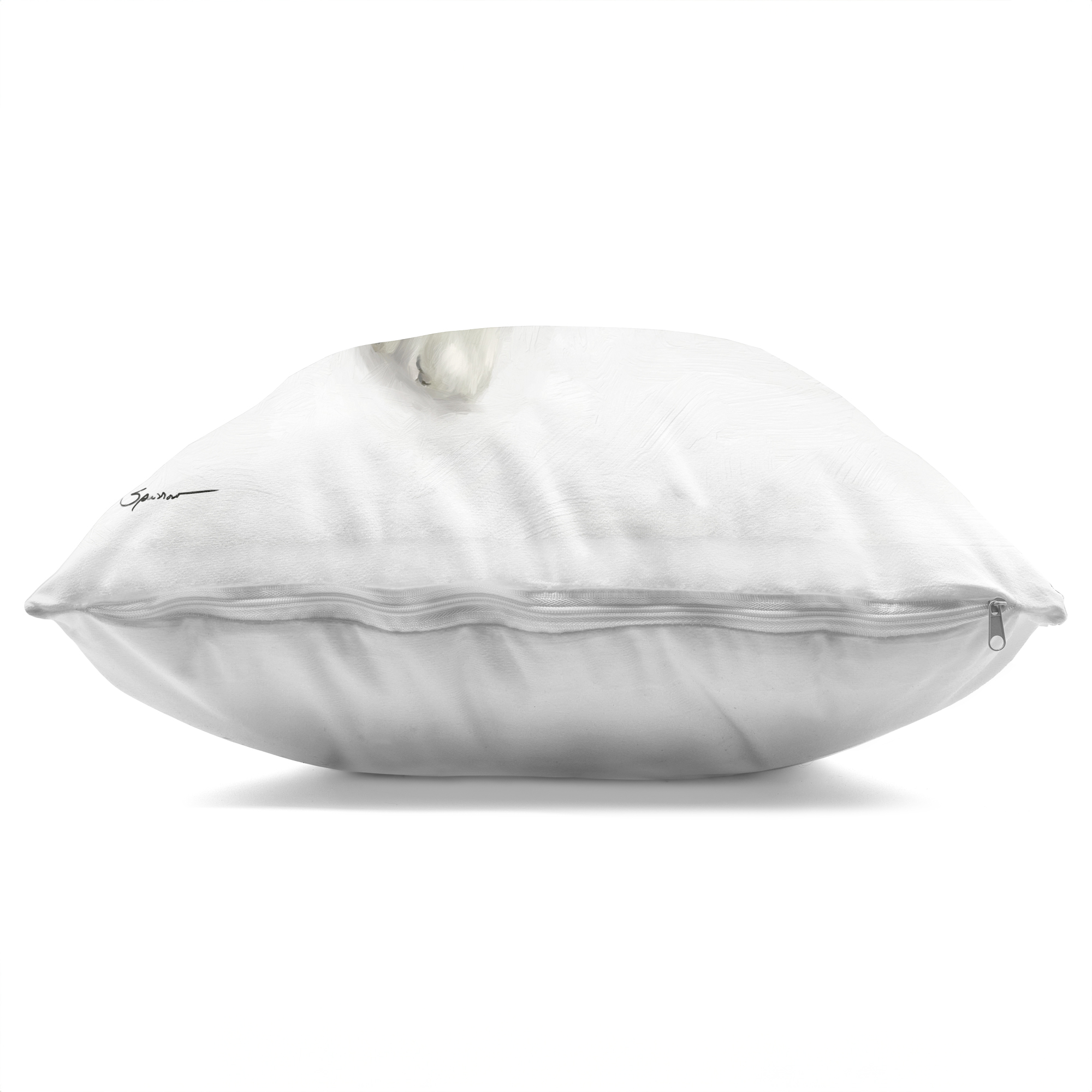 Stupell Industries Sweet Cream Sleeping Puppy Decorative Printed Throw Pillow, design by Mary Sparrow