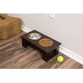 thumbnail image 2 of Internet's Best Traditional Elevated Pet Feeder - 2 Small Dog Food Bowls, 2 of 9