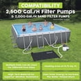 thumbnail image 4 of Flowclear 43" x 67" Solar Powered Rectangular Pool Heating Pad for Above Ground Pools, 4 of 8