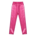 thumbnail image 3 of YONGHS Toddler Girls Faux Leather Pants Leggings Tights Winter Warm Thick Fleece Trousers Hot Pink 12-24 Months, 3 of 4