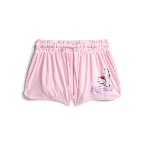Hello Kitty Women's Pink Hawaii Shorts, Sizes XXS-XXL