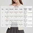 thumbnail image 3 of Lightweight Sweater Cardigan for Women Knitted Crew Neck Long Sleeve Button Down Coat Trendy Casual Comfy Clothes (S, Beige), 3 of 7