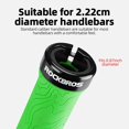 thumbnail image 2 of ROCKBROS Bike Handlebar Grips Double Lock-on Ergonomic Bicycle 2.2cm D Non-Slip Rubber Hand Grips for MTB BMX Mountain Bike Scooter, 2 of 6