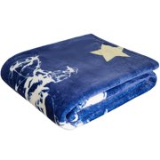 Buckaroo Cowboy 50 x 60 Fleece Plush Throw