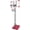 Pink, variant on Teenagers Height Adjustable 5.6-7 'Basket 28" Backboard Portable Basket System for Indoor and Outdoor use
