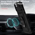 thumbnail image 3 of Funda para iPhone SE 2022/8 YZOK Antigolpes con Soporte Giratorio, 3 of 8