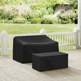 thumbnail image 2 of Crosley Furniture 2Pc Outdoor Furniture Cover Set in Black, 2 of 2