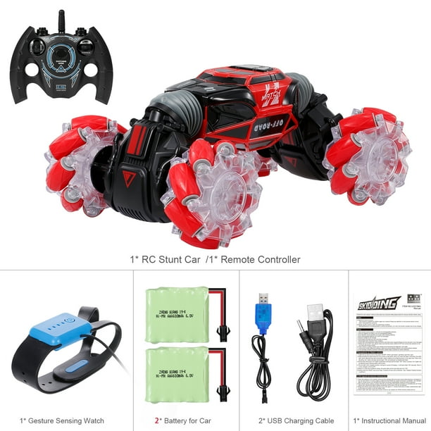 GoolRC RC Stunt Car 4WD Watch Gesture Sensor Control Deformable Electric Car All-Terrain