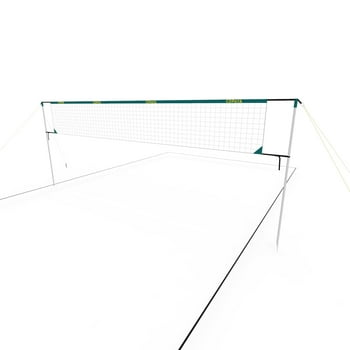 Decathlon Copaya BV500, Portable Beach Volleyball Recreational 20 ft. Net Set, Adjustable Heights, Quick Setup, Blue