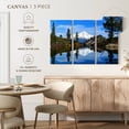 thumbnail image 5 of Elephant Stock Mount Shasta Heart Lake Wall Art - Horizontal Multi Panel Canvas - Living Room Wall Decor - Nature Multi Panel - Blue And Green Decor - 50" x 32", 5 of 8