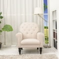 thumbnail image 4 of Gold Sparrow Oakland Fabric Arm Chair in Gray, 4 of 11