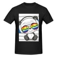 thumbnail image 4 of Bingfone Panda With Sun Glasses Men'S Loose Fit Short-Sleeve Pocket T-Shirt, 4 of 7