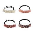 thumbnail image 1 of Bandeau de Mariage pour Femmes, Pince à Chignon, Accessoire de Tête, Rose, Cristal, 1 of 6