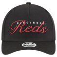 thumbnail image 2 of Women's New Era Black Cincinnati Reds Metallic A-Frame 9FORTY Adjustable Hat, 2 of 5
