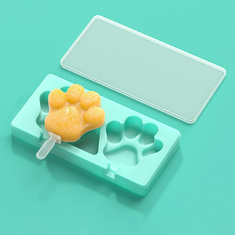 Cat Paw Foot Shaped Ice Cube Tray - Food Grade - Non-Sticky - DIY Baking  Accessories - Refrigerator Ice Cream Popsicle Making Molds - Kitchen