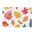 thumbnail image 7 of Yayeee Bath Rug for Bathroom Floor Non Slip Rectangle Fluffy Soft Absorbent Mat, 16"x24", Blue Leaves, 7 of 7