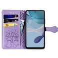 thumbnail image 4 of Funda Cartera FOXDOCK para MOTO G53 5G , Flip PU con Relieve de Gatos y Perros, Tarjetero y Soporte, 4 of 6