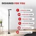 thumbnail image 7 of BeneCane Folding Cane for Men and Women, Lightweight Quad Cane for Seniors, Adjustable Aluminum Walking Cane with Self-Standing Base and Travel Bag, 7 of 7