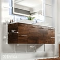 thumbnail image 2 of Eviva Luxurious 60 Inch Double Vessel Sink Vanity in Rosewood, 2 of 7