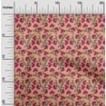 thumbnail image 1 of oneOone Organic Cotton Poplin Twill Fabric Leaves & Floral Block Print Fabric By Yard 42 Inch Wide, 1 of 4
