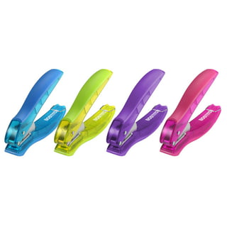Set of 1 - Colored Paper Hole Punch 3-Hole Paper (4 Count) Punch 8.5x11 Copy Paper Punch Copy Paper Punch for Binders Assorted Colors