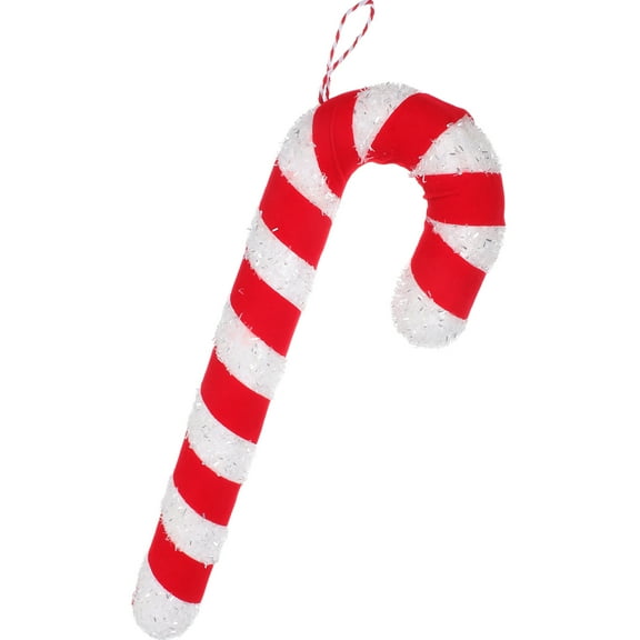 ELAYARD Red and White Foam Candy Cane Hanging Ornaments for Christmas Tree, Holiday Party, and Festive Home Decoration