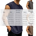 thumbnail image 2 of LEKWK Mens Sleeveless Muscle Tank Top Crew Neck Loose Fit Cotton Workout Shirt Lightweight Breathable Gym Training Summer Athletic Tops Blue XXXXXL, 2 of 6
