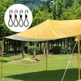 thumbnail image 6 of Onaparter 4 Pcs Elastic Cord Outdoor Teepee Tent Single Hook Mini Bungee Cords Camping Supplies Canopy （As Shown）, 6 of 6