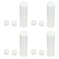 thumbnail image 2 of Ymiko Round Clear  Tube,Dime Storage Tubes,Round Clear  Tube Plastic  Storage Tubes With Cushion Sponge For 25mm / 0.98in  Collection, 2 of 8