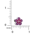 thumbnail image 3 of Disney Stainless Steel Crystal "Best Aunt' Flower Bead, 3 of 5