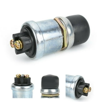 Universal 12V Waterproof Push Button Start Switch - Car Engine Ignition Starter, Black