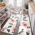 thumbnail image 2 of Pioneer Flower Floral Print Pattern Kitchen Rugs Sets Of 3,Kitchen Runner Rugs Non Skid Washable,Decorative Kitchen Floor Mats for Kitchen,Sink,Laundry,17"x30"+ 17"x47" + 17"x59", 2 of 6