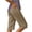 198#Khaki, variant on Bermuda Shorts for Women High Waisted Knee Length Linen Shorts with Pockets 2026 Summer Casual Beach Long Shorts