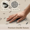 thumbnail image 4 of ODIKA 2'x3' Beige Starling Mottled Pattern Washable Accent Rug Modern Geometric Design with Shapes for Bedroom, Nursery, RV, Pet Friendly, Bedside Mat, 4 of 5