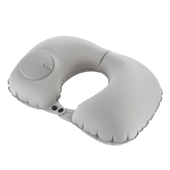 Worgeous  Travel Pillow Cervical Cushion Neck Airplane Memory Foam Grey