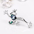 thumbnail image 3 of Fashion and Creative Jewelry Versatile Shell Series Personalized Frog Brooch, 3 of 4