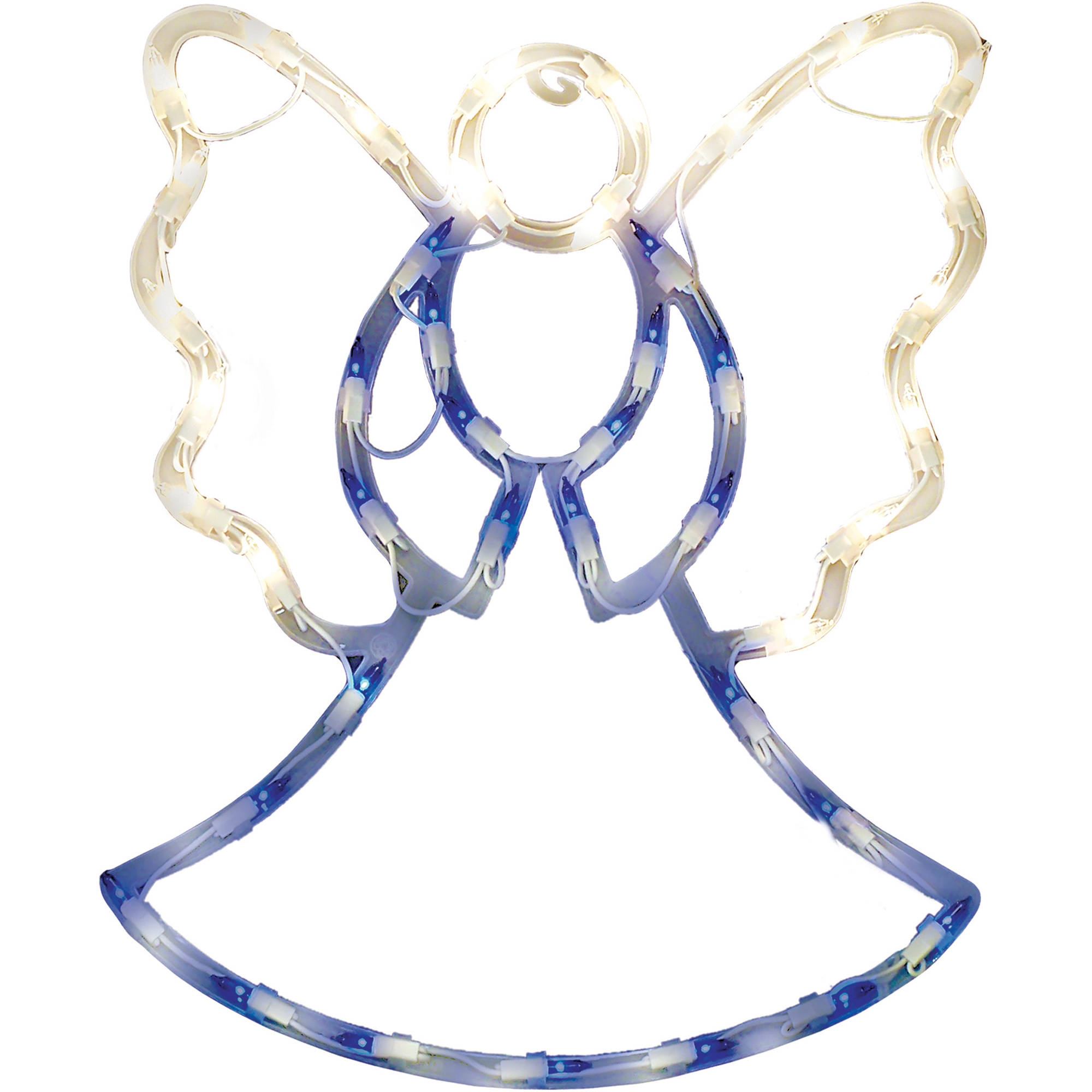 Holiday Time Christmas Decor Light Up Hanging Angel