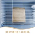 thumbnail image 3 of HAMPPLIES White Chest Freezer Divider Wire Basket for Neat Food Storage and Convenient Kitchen Organization, 3 of 8